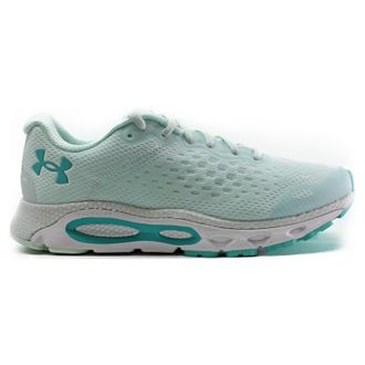 Under Armour HOVR Infinite 3 Synthetic Textile Womens Low Top Trainers - Green White - Size:UK 6.5