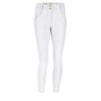 Freddy Leggings FREDDY Leggings WRUP4RC006PREC, Damen, Gr. XL, EURO, weiss (wei&szlig;), Obermaterial: 72% Polyester PES. 15% Polyurethan PU. 13% Elasthan EL., Hos