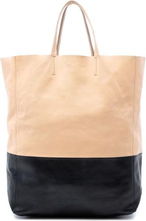 Celine Pre-owned Celine Bicolor Leather Vertical Cabas Tote Ladies ZFKOX4BKE8UKWFW3