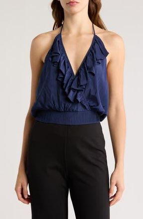 Ramy Brook Nina Strappy Halter Top in Spring Navy at Nordstrom Rack, Size Xx-Small