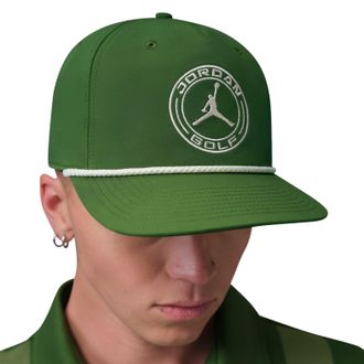 Nike Jordan Pro Structured Dri-FIT Flat-Brim Hat Forest Green Sail IM4540-335