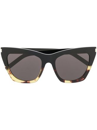 Saint Laurent Eyewear Occhiali da sole cat-eye - Nero