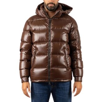 Herno Polar Tech Down Jacket - Heren - Winterjassen - Bruin - XL - Leer - Jassen