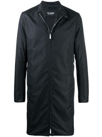 Raf Simons RS-Lab mock-neck coat - Black