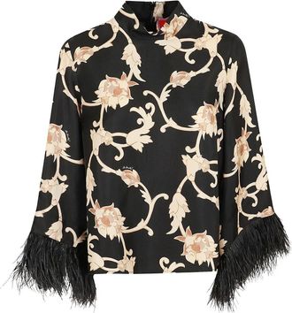 La DoubleJ Dames, Blouses & Shirts, Zwart, Maat: L Zijde