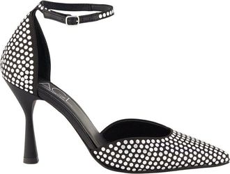 AGL Dea Black & Light Leather Pump