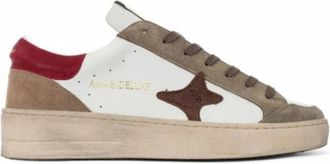 Ama brand Schoenen, Heren, Wit, 46 EU, Leer, Slam Sneakers