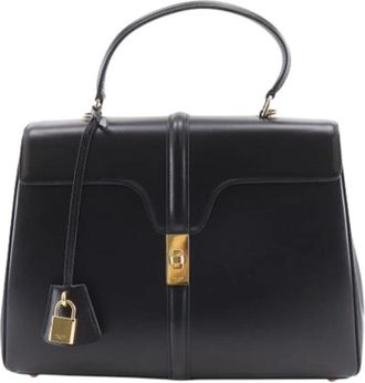 Celine Pre-owned leren handtas - Dames - Vintage Handtas - Zwart - ONE Size - Leer - Vintage