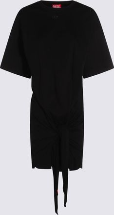 Diesel Black Cotton D-eivor Dress