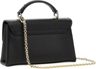 Furla Grained Leather Top Handle Bag - Black