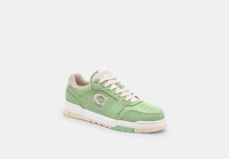 Coach Womens Soho Sneaker in Green, Size 7.5