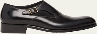 Tom Ford Mens Edgar Single Monk Strap Shoes