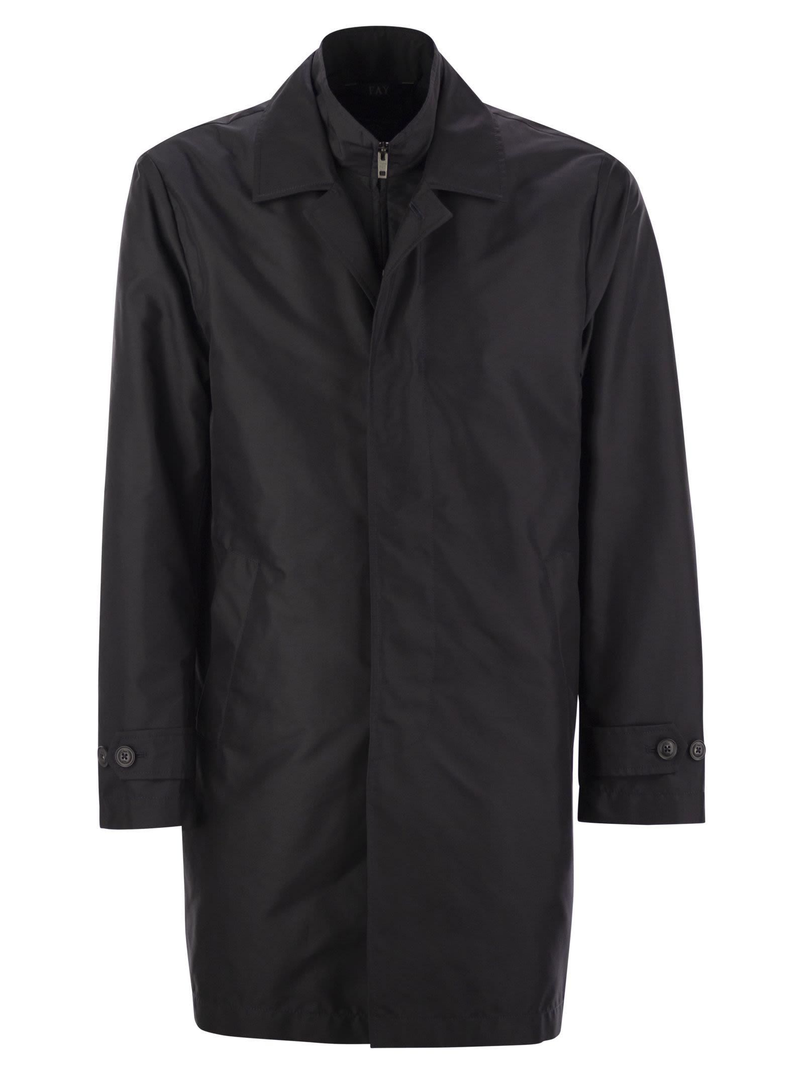 【関税&送料込】Fay Coats Black Fay Trench Coats − Sale: up to −50% | Stylight