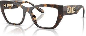 Michael Kors 52mm Square optical glasses in Tortoise at Nordstrom