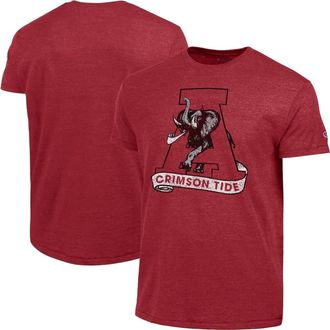 Champion Mens Champion Crimson Alabama Crimson Tide Vintage Triumph Tri-Blend T-Shirt at Nordstrom, Size Xx-Large