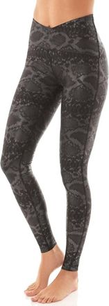 Maaji Onyx Shimmer High Rise Full Legging In Black