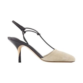 Jacquemus Les Sandales Pina - Jacquemus - Leather - Beige - female - Jacquemus - Pumps - Beige - 4 UK - Shoes