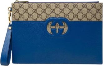 Gucci Pre-owned Borsa a mano in tela - - Pre-owned - Donna - Blu - ONE SIZE