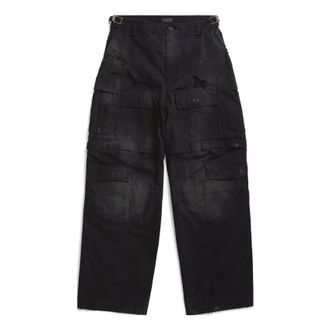 Balenciaga Large Cargo Pants Black 746493TKP271000