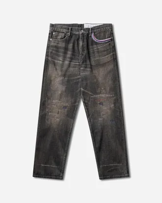 Neighborhood Men s Savage Denim DP Basic Pants Black