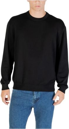 A|X Armani Exchange Klassieke Crew Neck Sweater Xm 001278 - Heren - Ronde hals truien - Zwart - XL - Truien & Vesten