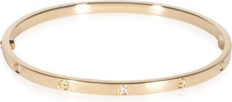 Cartier Pre-Owned Cartier Yellow Gold Diamond Small Model Love Bracelet