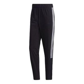 adidas neo Sports Stripe Casual Long Pants Black GJ8958