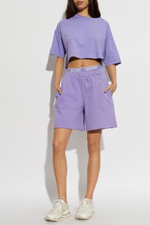 Moschino Active Shorts, Womens, Purple