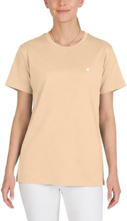 Dalix Womens Lil Flower Lightweight Jersey Tee in Sand at Nordstrom, Size Xx-Large