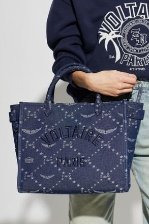 Zadig&Voltaire Shopper Bag Angel, Womens, Navy Blue