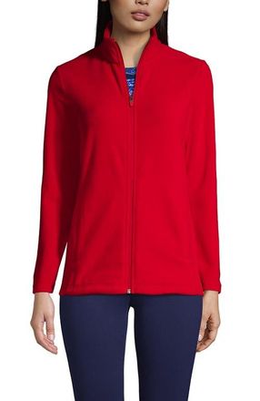 Lands End Anyweather Fleece Full Zip Jacket in Rich Red at Nordstrom, Size X-Large