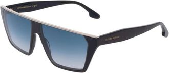Victoria Beckham Acetate Frame Square Zonnebrillen - Dames - Zonnebrillen - Blauw - ONE Size - Accessoires
