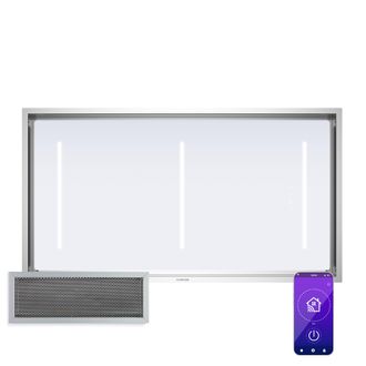 Klarstein Klarstein Campana Extractora Luxeair 110 Cm Wlan + Bluetooth Led 750 M&sup3;/h Extracci&oacute;n De Aire/recirculaci&oacute;n Cee: A