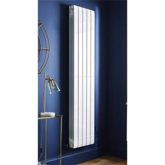 Clifton White Vertical Radiator 1870mm (H) x 480mm (W) (Amsterdam)
