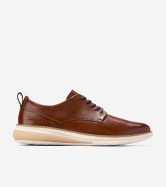 Cole Haan Mens &Oslash;riginal Grand Energyweave Perforated Plain Toe Oxford Shoes - Brown Size 10.5