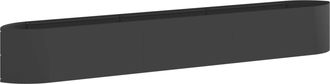 vidaXL Cama De Jard&iacute;n Elevada Negro 300 X 40 X 40 Cm Acero Vidaxl