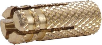 cofan Taco De Laton M-12 Caja 50 Unid., Taco Con Cuerpo De Lat&oacute;n Y Rosca Interior Desde M-4 Hasta M-12. Taco De Expansi&oacute;n Roscado Interior, Medidas Desde 4 