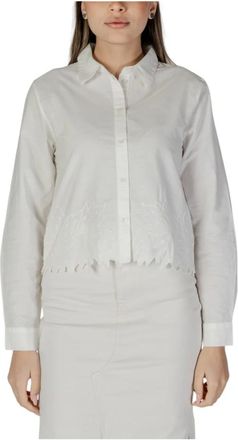 Jacqueline de Yong Mujer, Blusas y Camisas, Blanco, Talla: XS