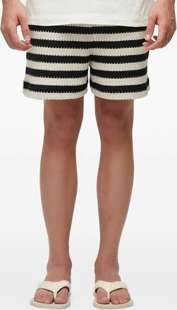 Osklen Gestreepte bermuda shorts - Wit
