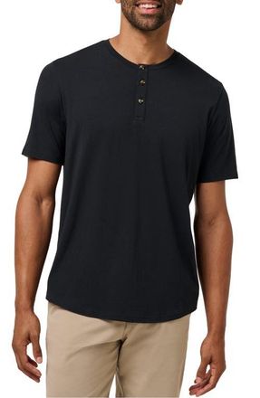 Travis Mathew Cloud Henley in Black at Nordstrom, Size Xx-Large