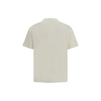 Palm Angels Mens White Cotton T-Shirt