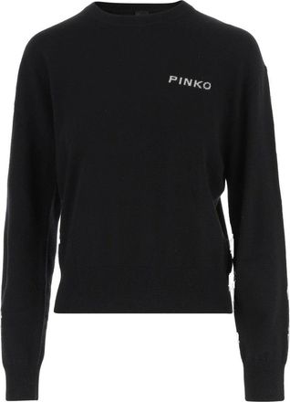 Pinko Wool And Cashmere Logo Sweater
