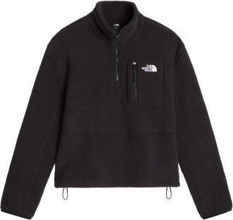 The North Face Yumiori 1/4 Zip Fleecepullover f&uuml;r Damen | schwarz