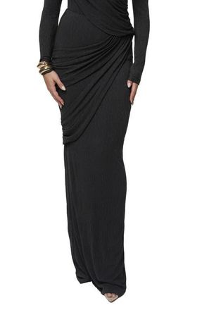 JLUXLABEL Paradise Hills Maxi Skirt in Black at Nordstrom, Size X-Small