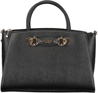 Guess Black Polyurethane Women Womens Handbag