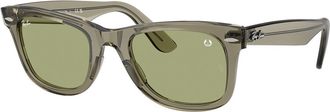 Ray-Ban RB2140 Wayfarer 68694E Mens Sunglasses Green Size 50