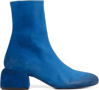 Marsèll Basata boots - women - Suede/Leather/Leather - 36 - Blue