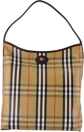 Burberry Shoulder Bags, female, Beige, Size: ONE SIZE Highlands Shoulder Bag