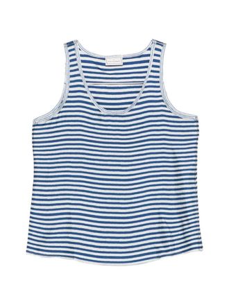 Pierre-Louis Mascia Womens Striped Silk Top