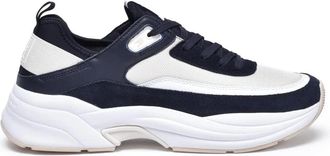 Tommy Hilfiger Blue Beige Sporty Runner Sneakers